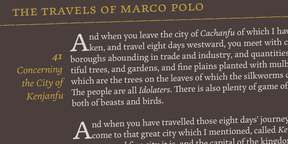 Marco font
