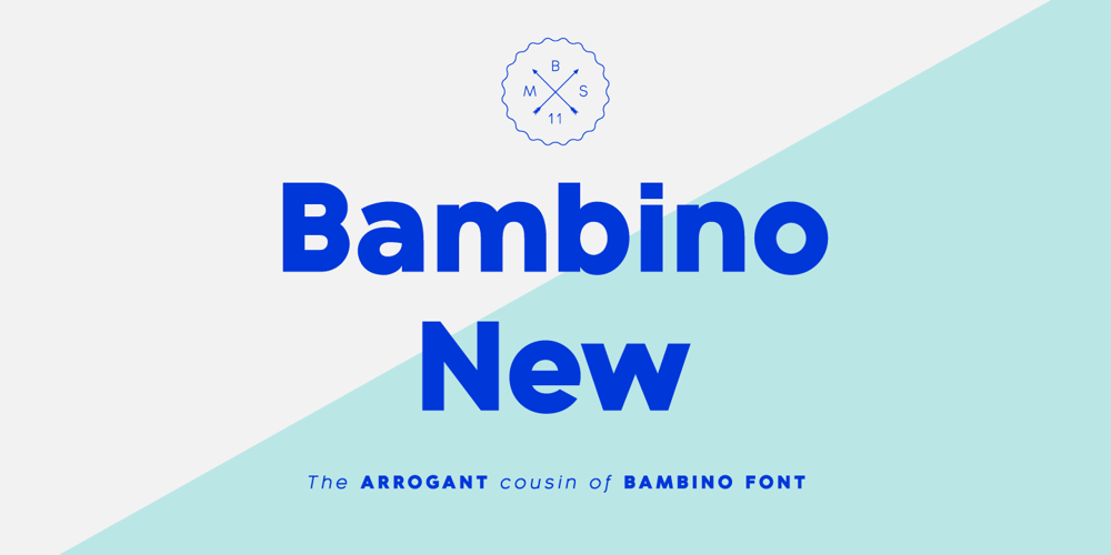 Bambino New font