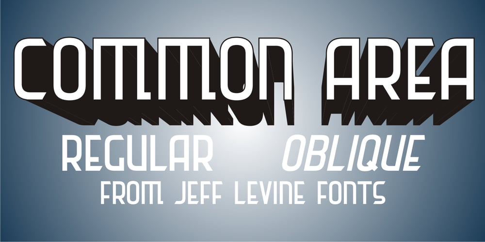 Common Area JNL font