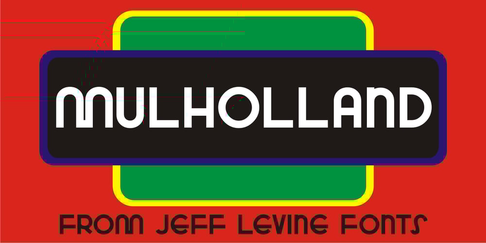 Mulholland JNL font