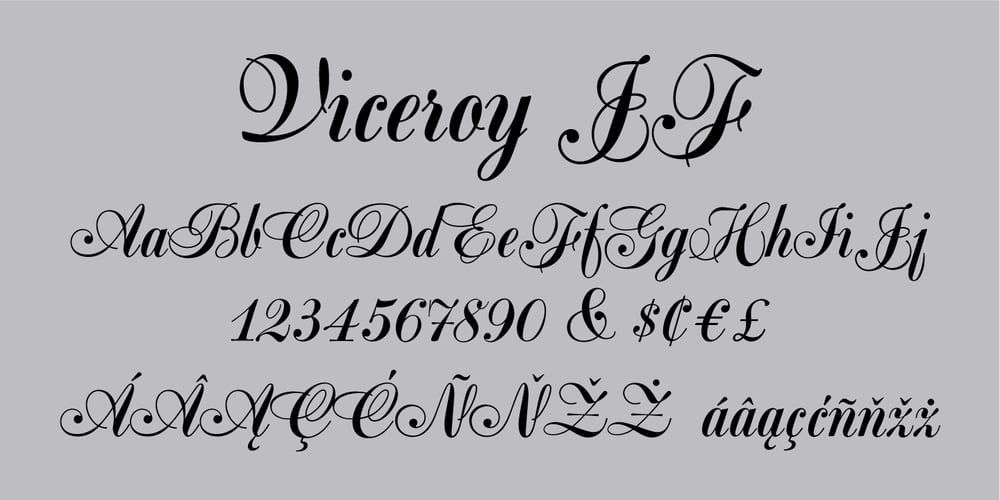 Viceroy JF font