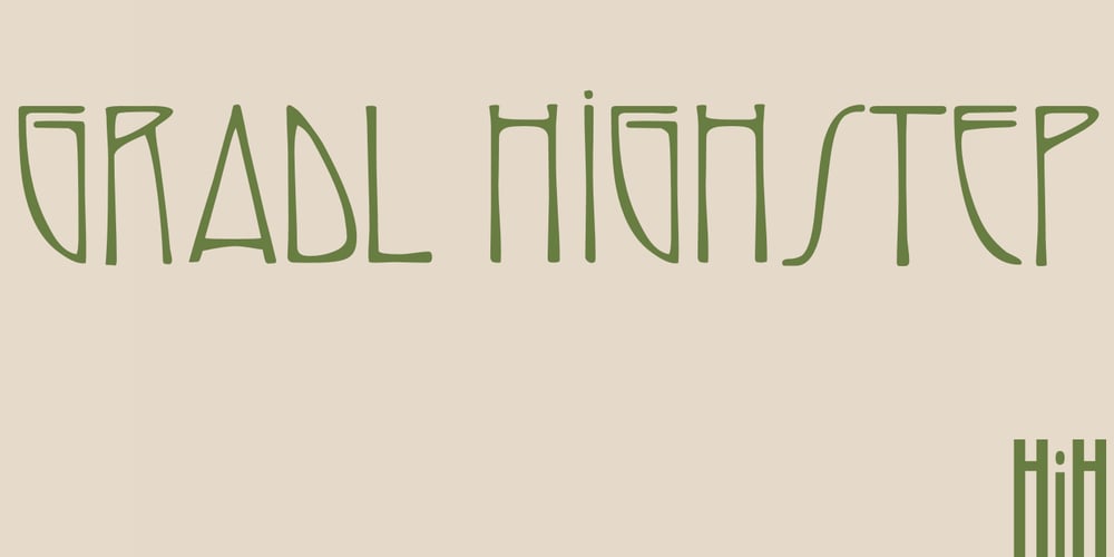 Gradl Highstep font