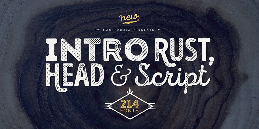 Intro Rust font