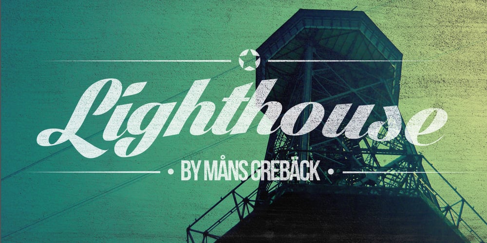 Lighthouse font