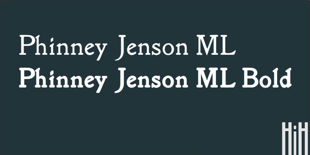 Phinney Jenson font