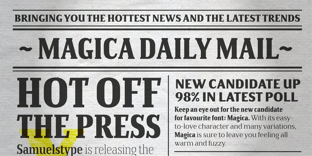 Magica font