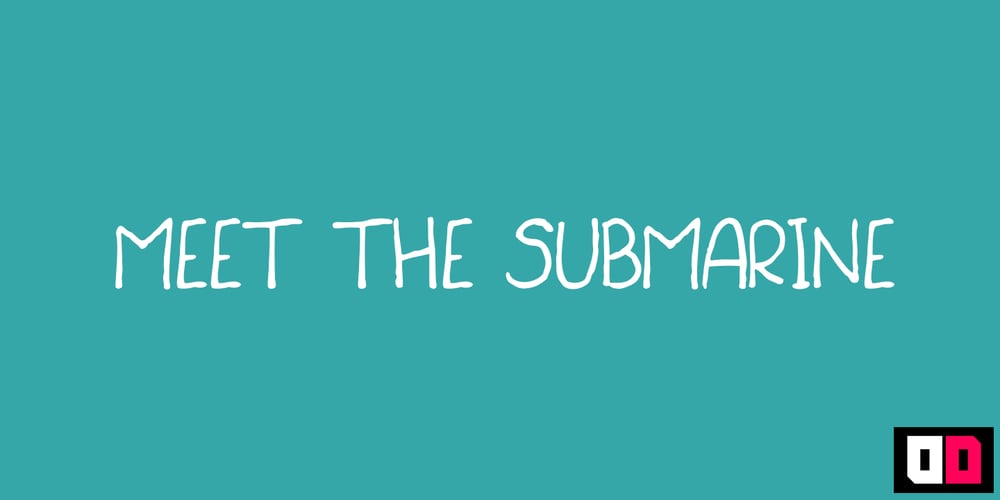 Meet The Submarine font
