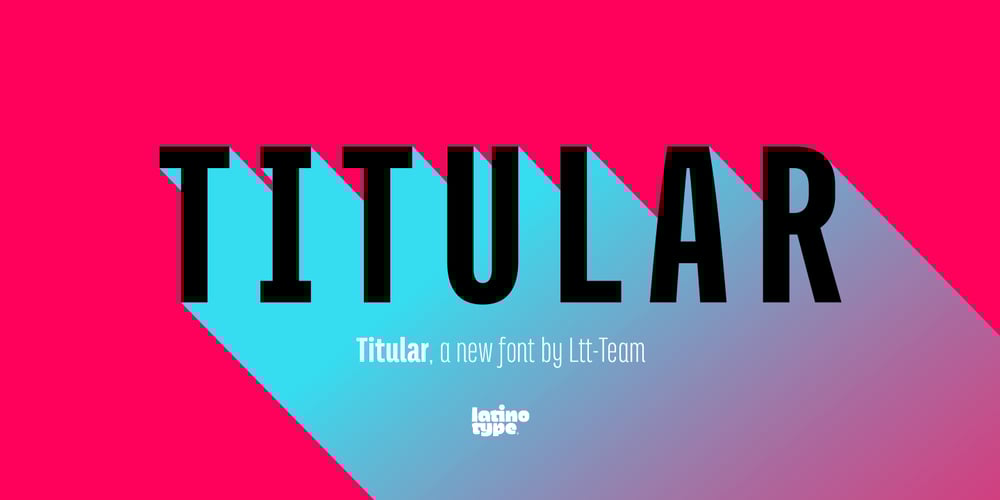 Titular font