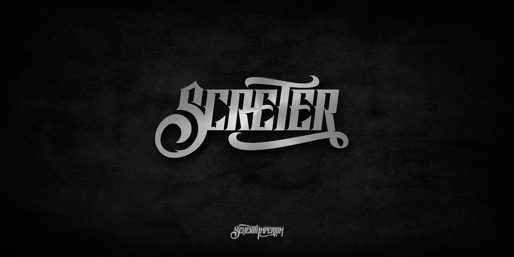 Screter font