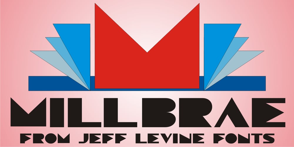 Millbrae JNL font
