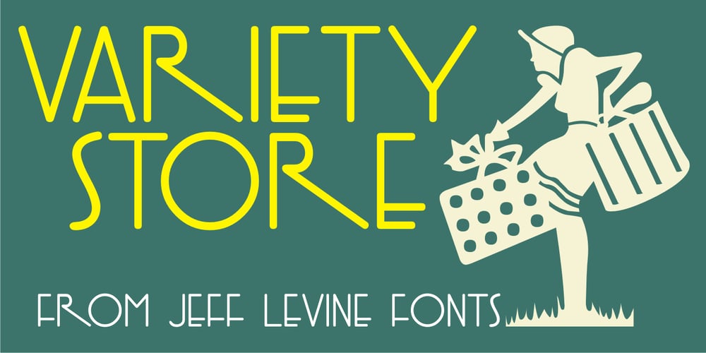 Variety Store JNL font