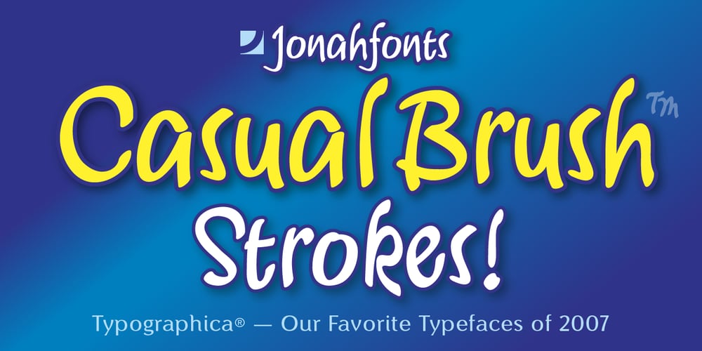 Casual Brush font