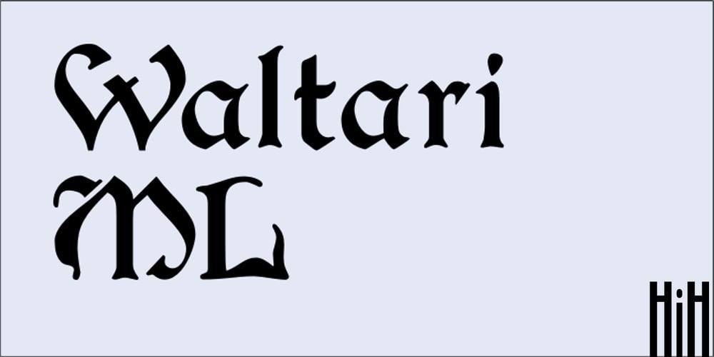 Waltari font