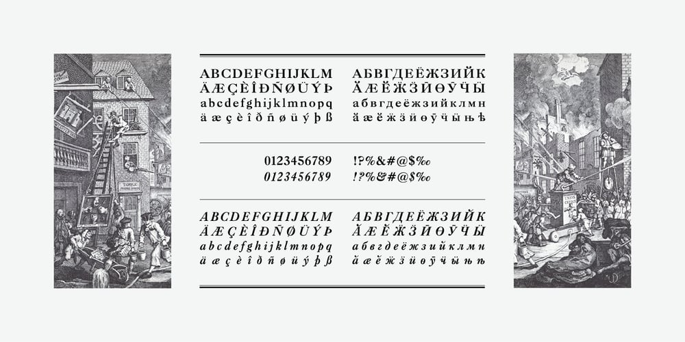Caslon Bold font