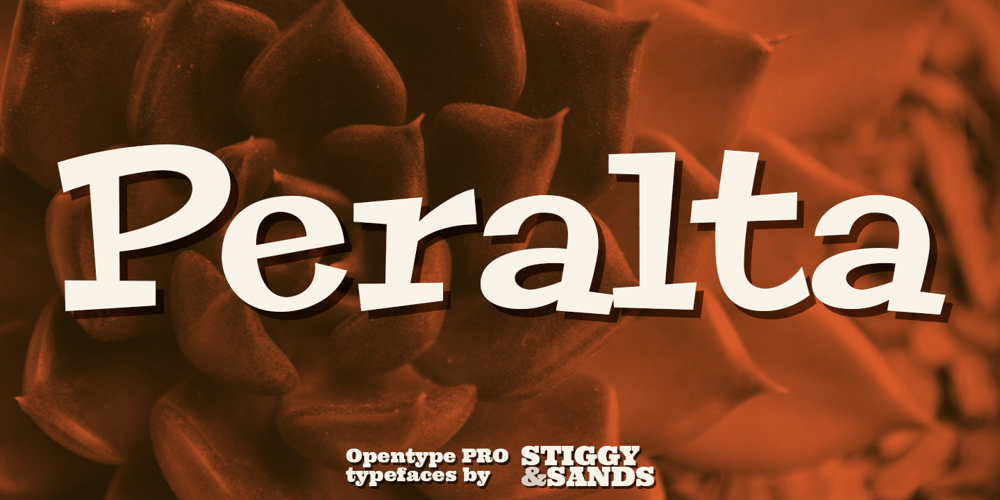 Peralta Pro font