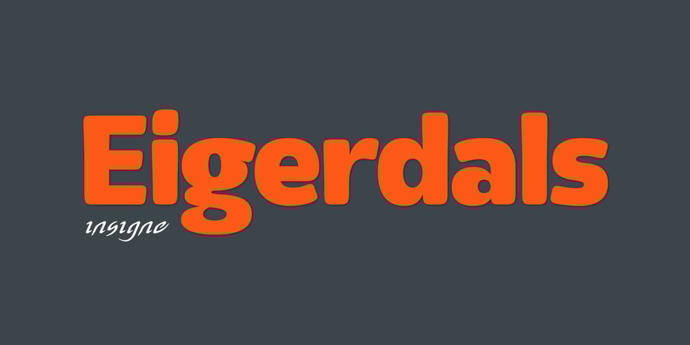 Eigerdals font