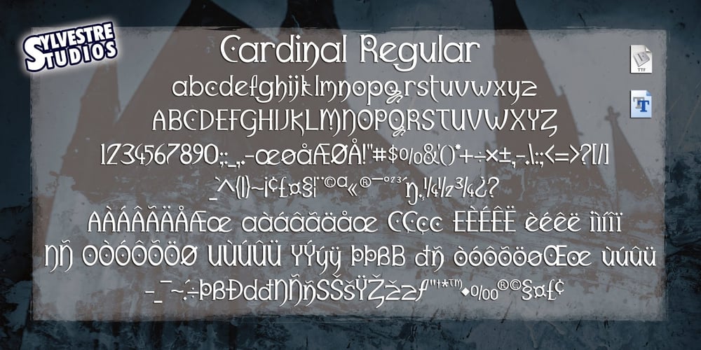Cardinal font