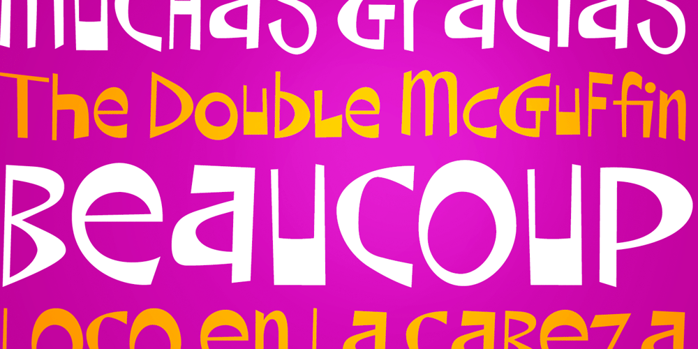 Beaucoup PB font