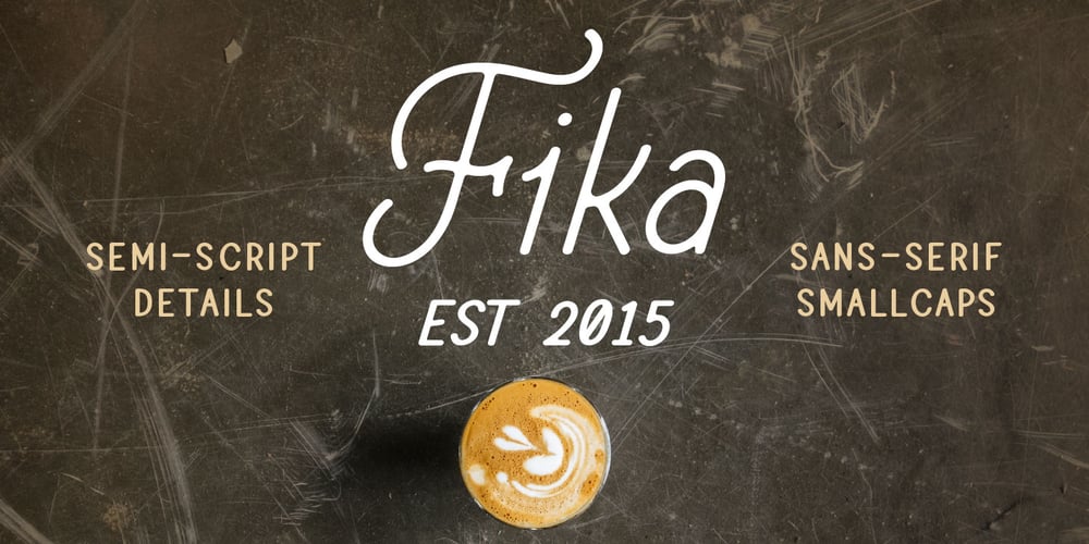 Fika font