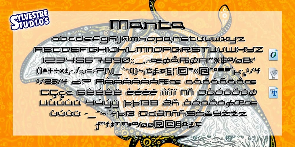 Manta font