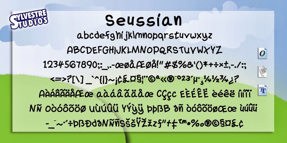 Seussian font