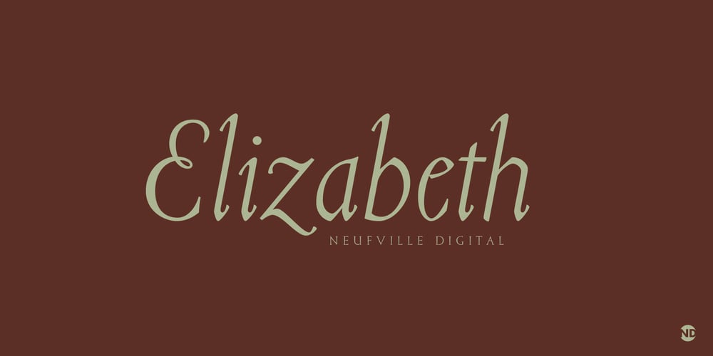 Elizabeth ND font