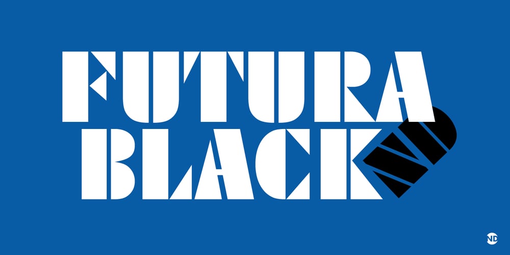 Futura ND Black font