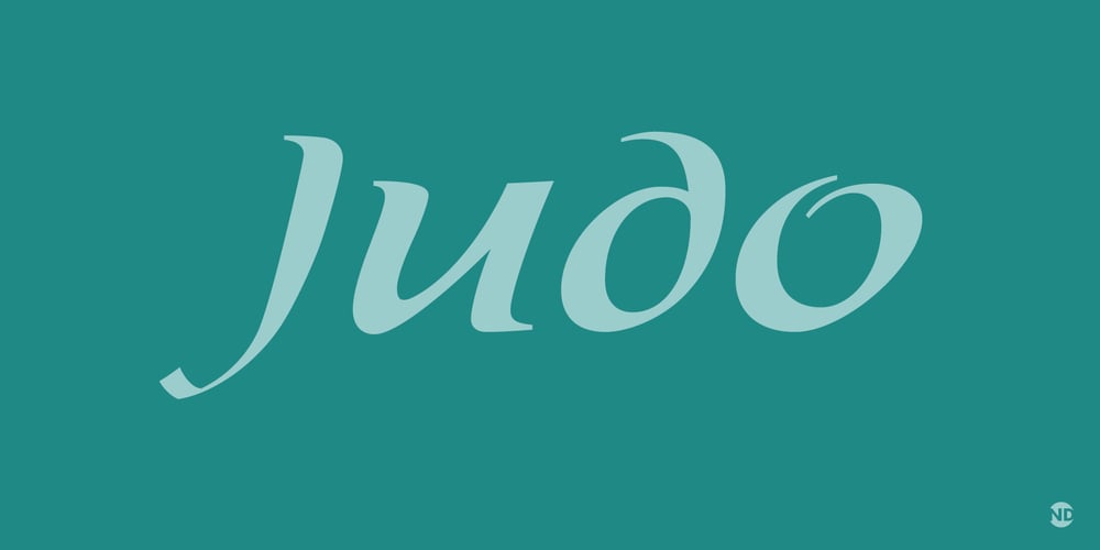 Judo ND font