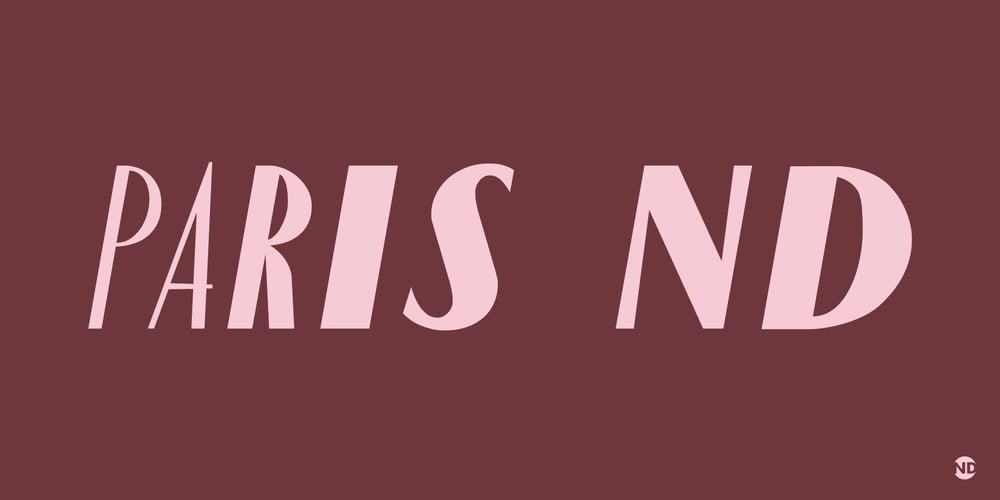 Paris ND font