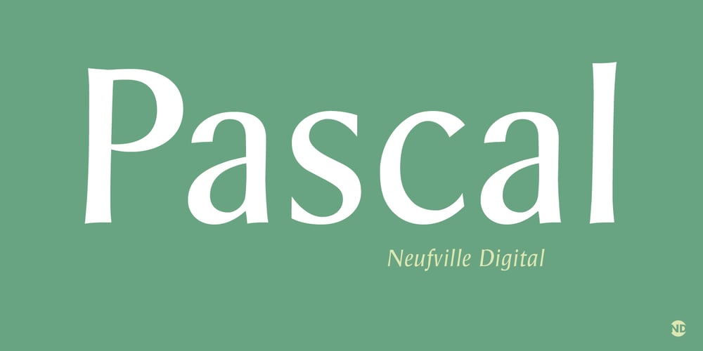 Pascal ND font