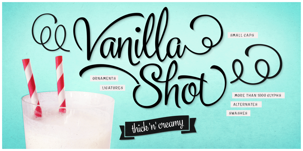 Vanilla Shot font