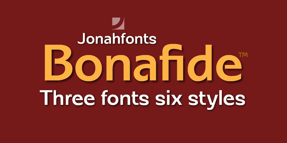 Bonafide font