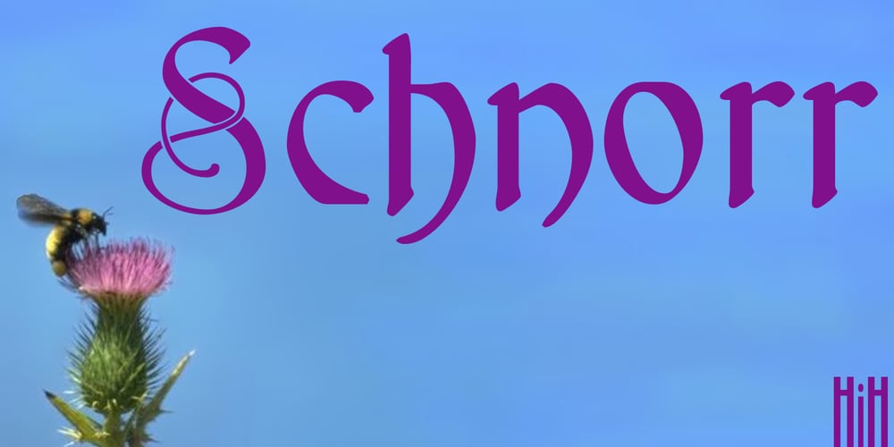 Schnorr font
