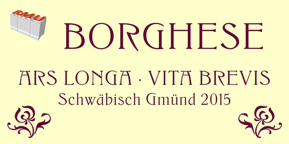 Borghese font