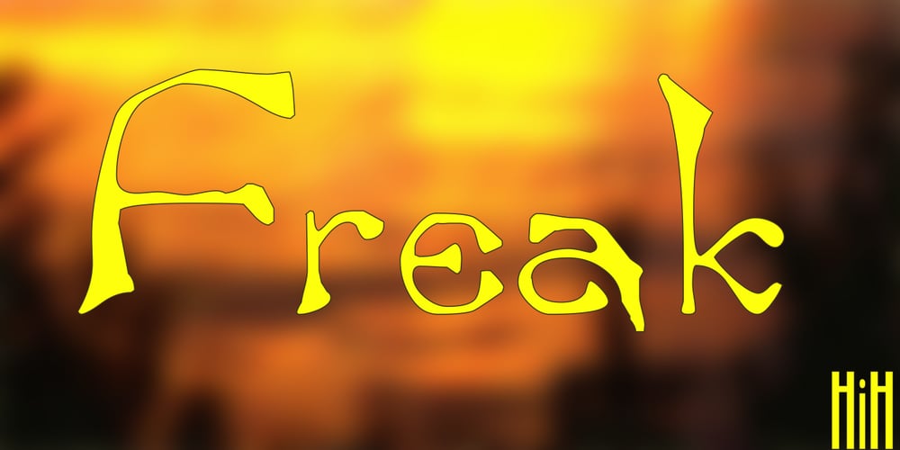 Freak font
