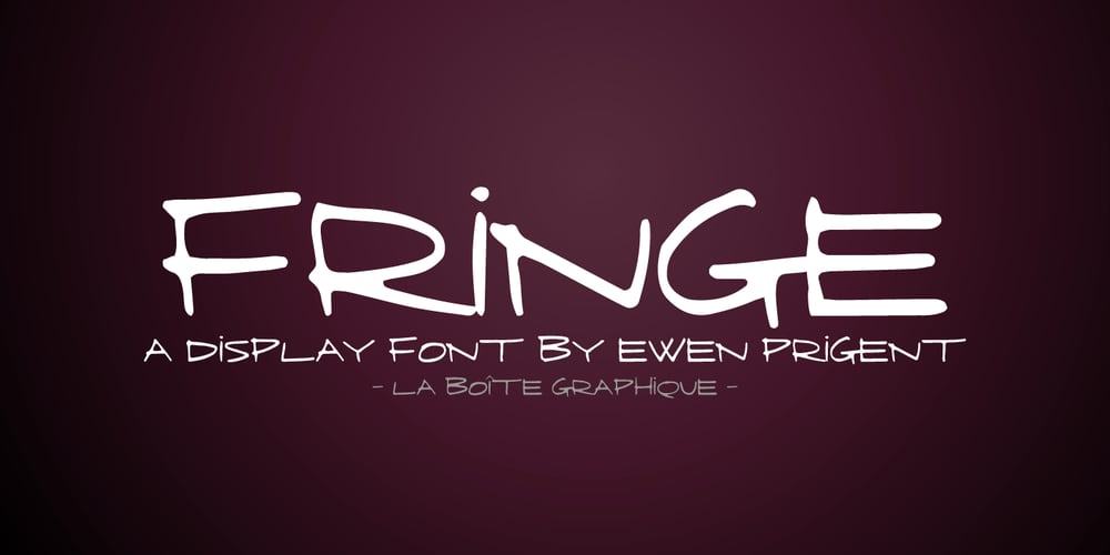 Fringe font
