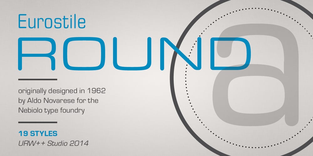 Eurostile Round font