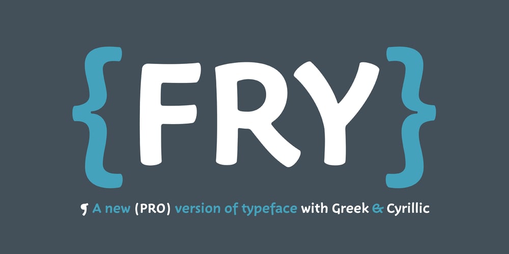 Fry Pro font