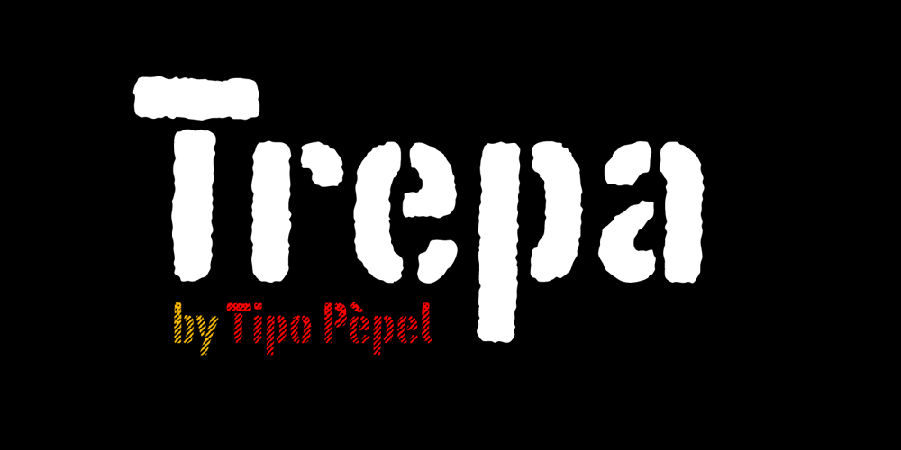 Trepa font