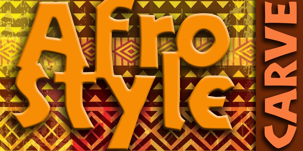 Carve font
