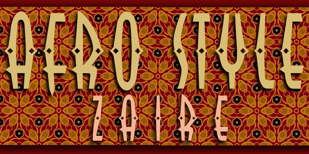 Zaire SF font