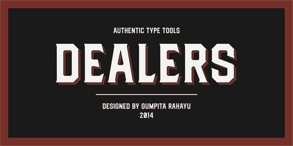Dealers font