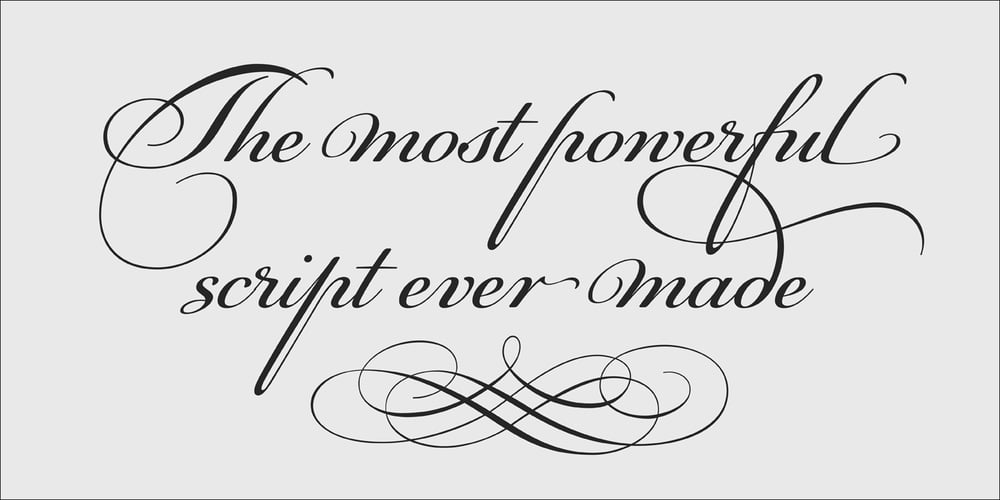 PF Champion Script Pro font