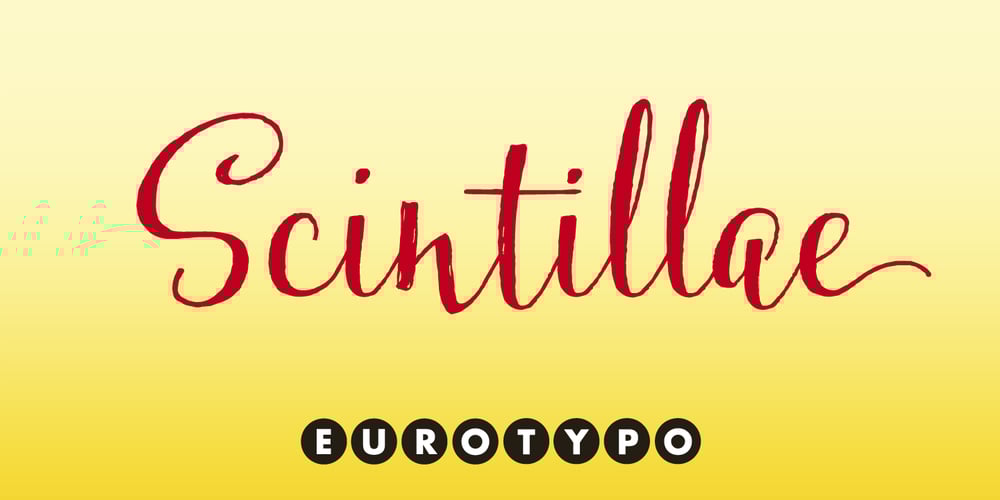 Scintillae Script font