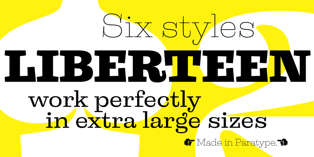 Liberteen font