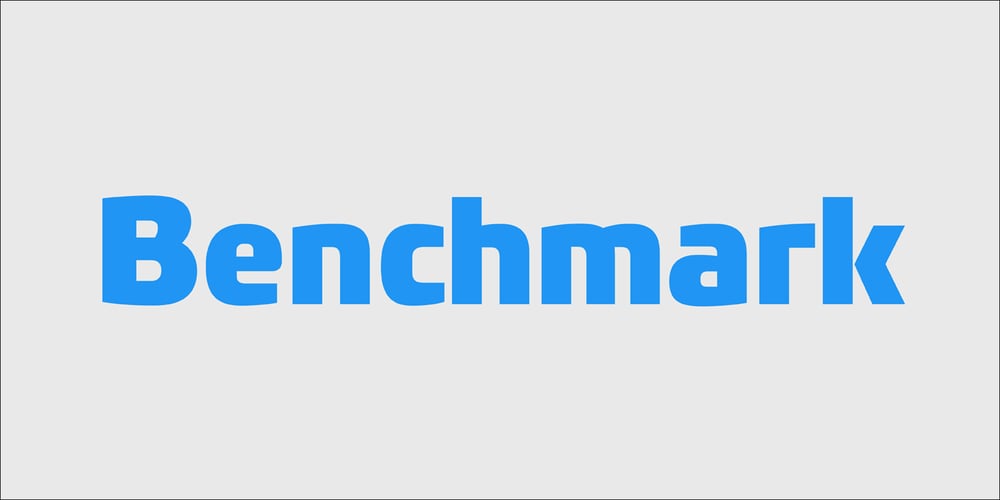 PF Benchmark Pro font
