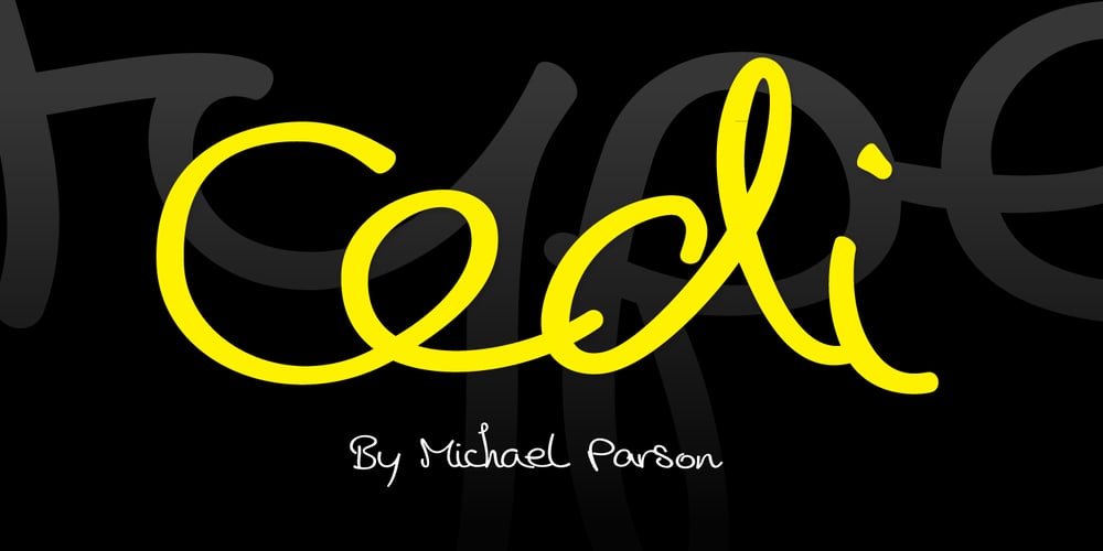 Cedi font