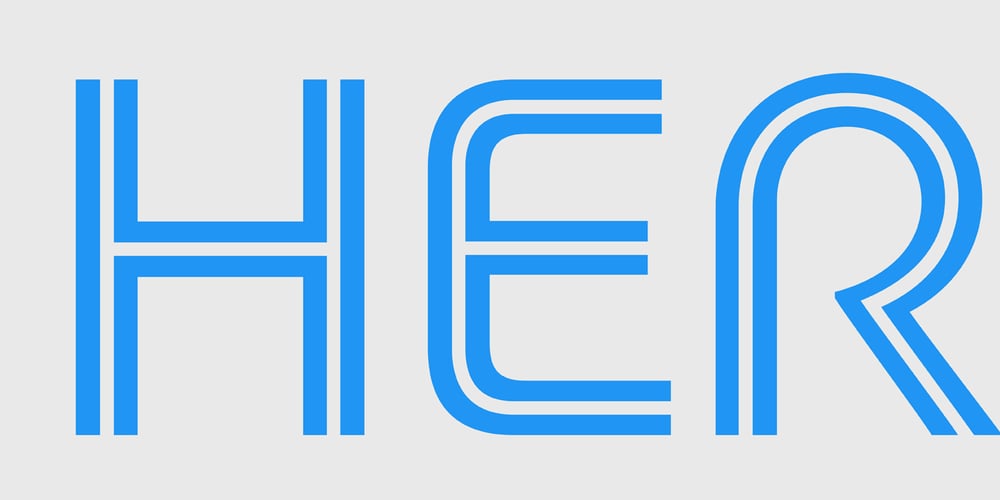 PF Bague Inline Pro font