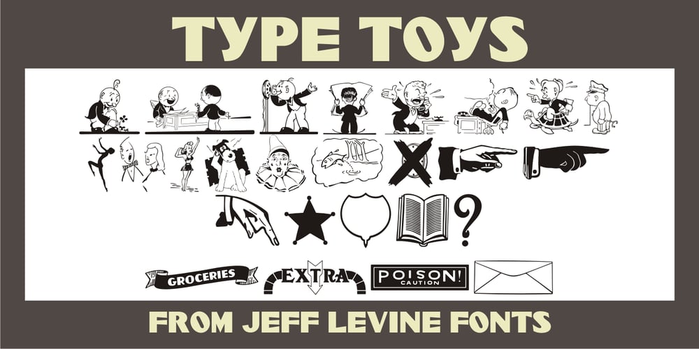 Type Toys JNL font
