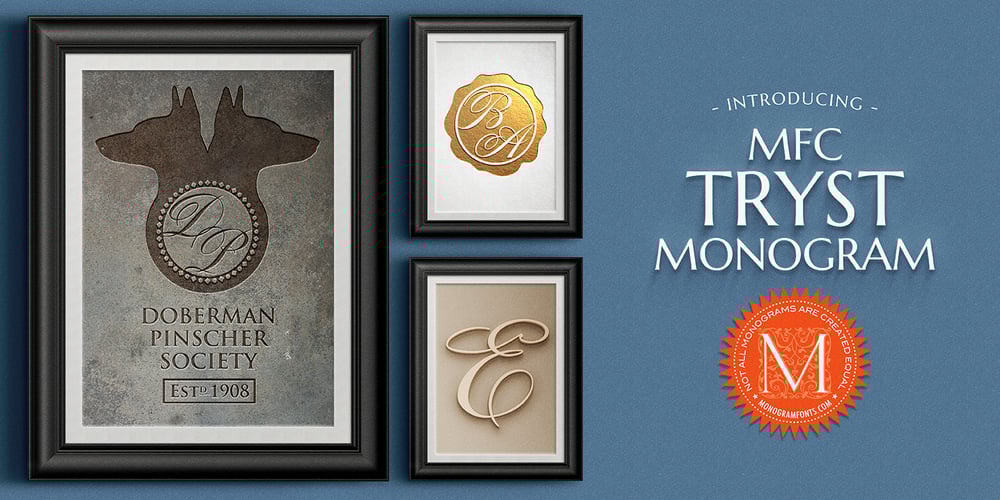 MFC Tryst Monogram font